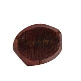 Organic modern set of 2 wood ashtrays, France 1970s