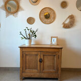 Vintage Parisian buffet in solid oak