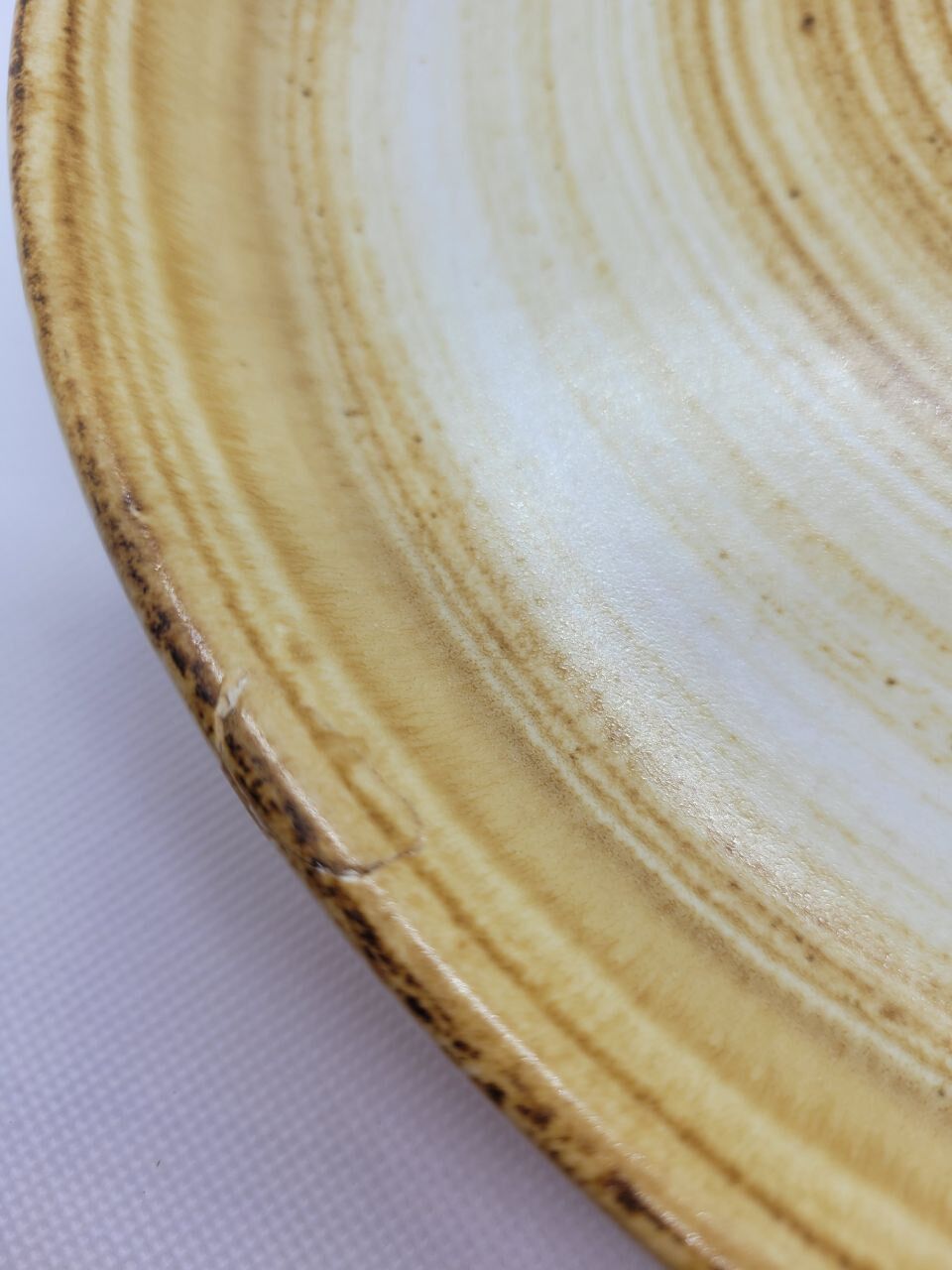 Vintage dish in varnished stoneware Longchamp