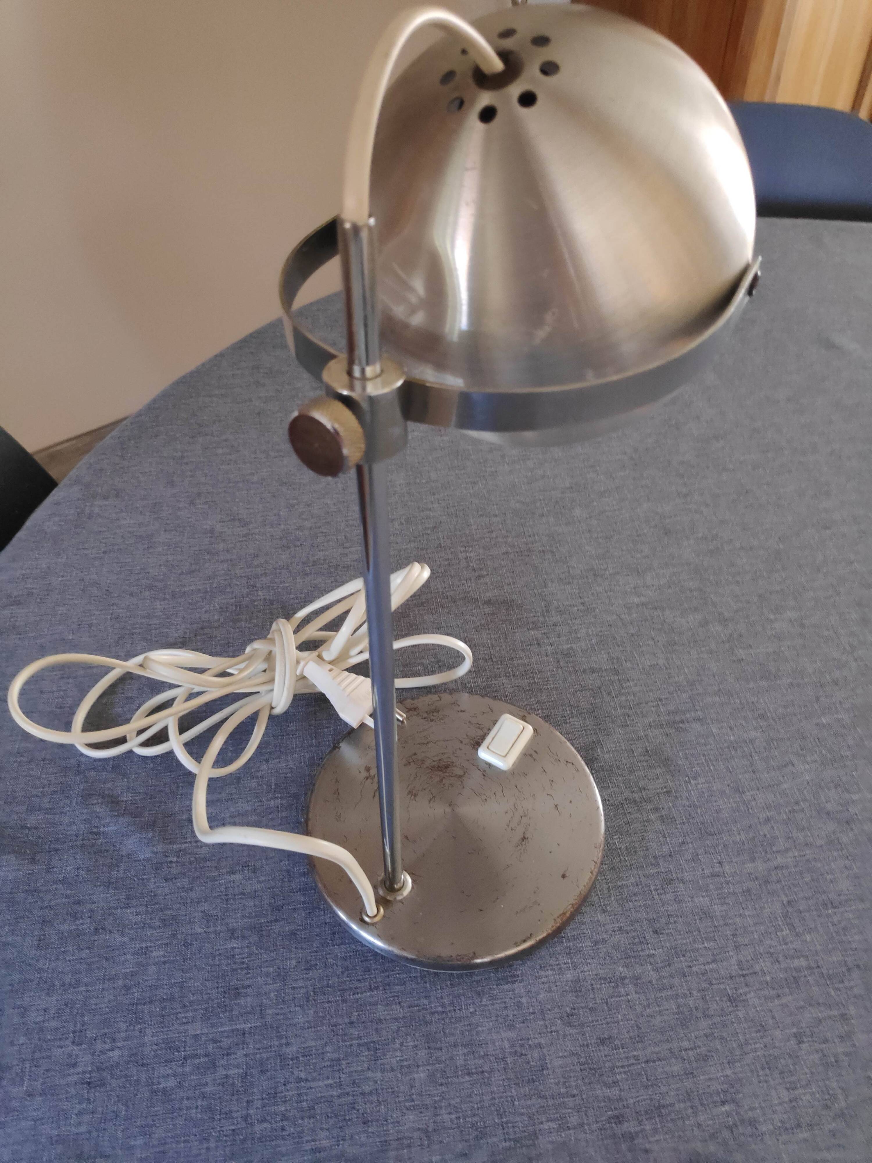 Lampe eyeball tout métal sur tige (L-0094)