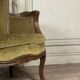 Pair of louis xv style armchairs in carved beech around 1920