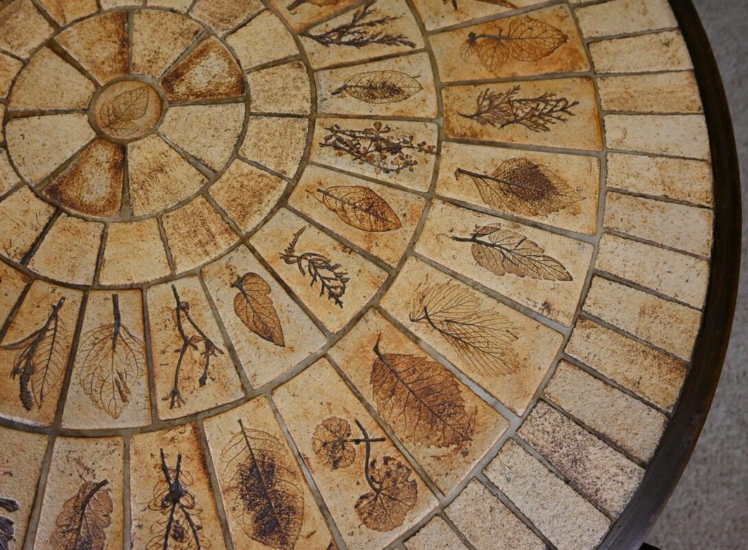 Table basse signée R. Capron, collection les Herbiers, Vallauris – 1960