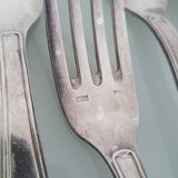 François Frionnet Art Deco silver-plated cutlery set
