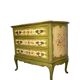 Commode italienne peinte à la main de style vénitien des années 1950