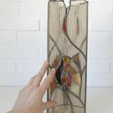 Vintage Bedside Tiffany Style Lighting Unique Lamp Vitrage Handmade Light