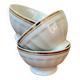 Antique faceted bowls