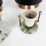 Pair of Tivoli Jørn Utzon ceiling lights for Nordisk Solar Denmark, 1950-60s