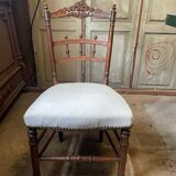 Chaise ancienne bois sculpté