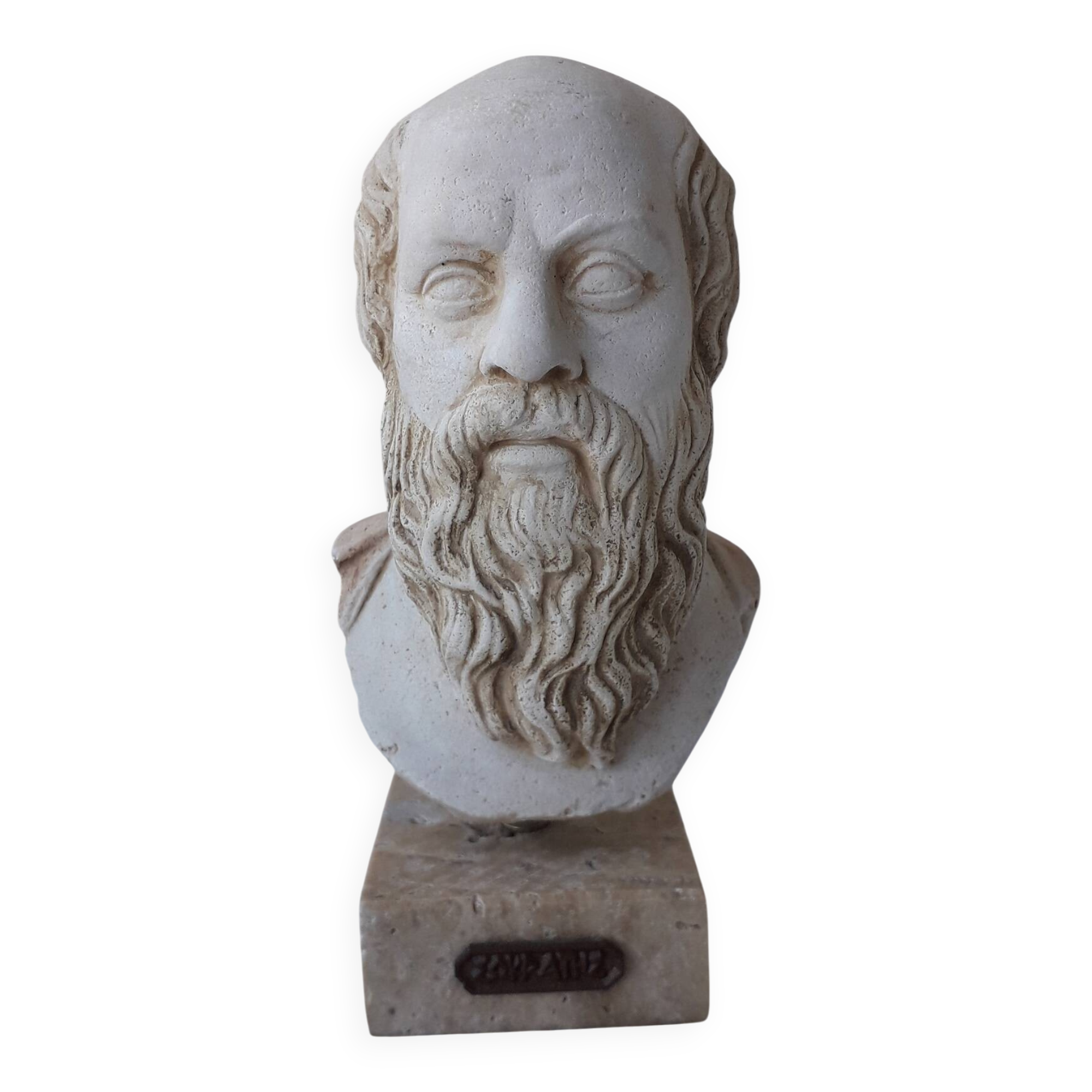 Greek bust of Socrates