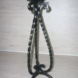 Bougeoir en fer forgé