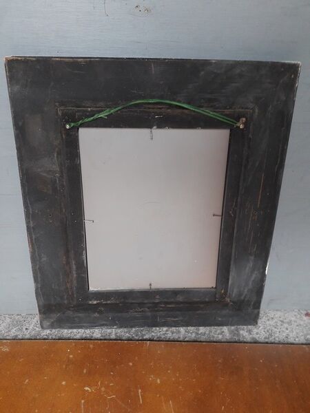 Mirror Napoleon III shabby chic 55x48 cm