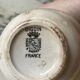 Old mustard pot with floral decoration Digoin