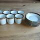 Coffee service for 6 people in Limoges porcelain by Robert Haviland, 1930.