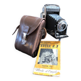KODAK 6.3 model 21 camera with its bag and instructions 1950