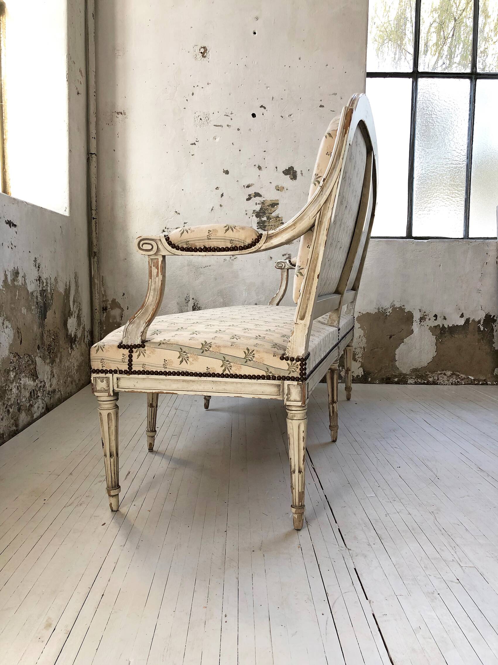 Louis XVI style bench