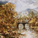 Bords de l'Ain par André Petit Jean (1817-1896)