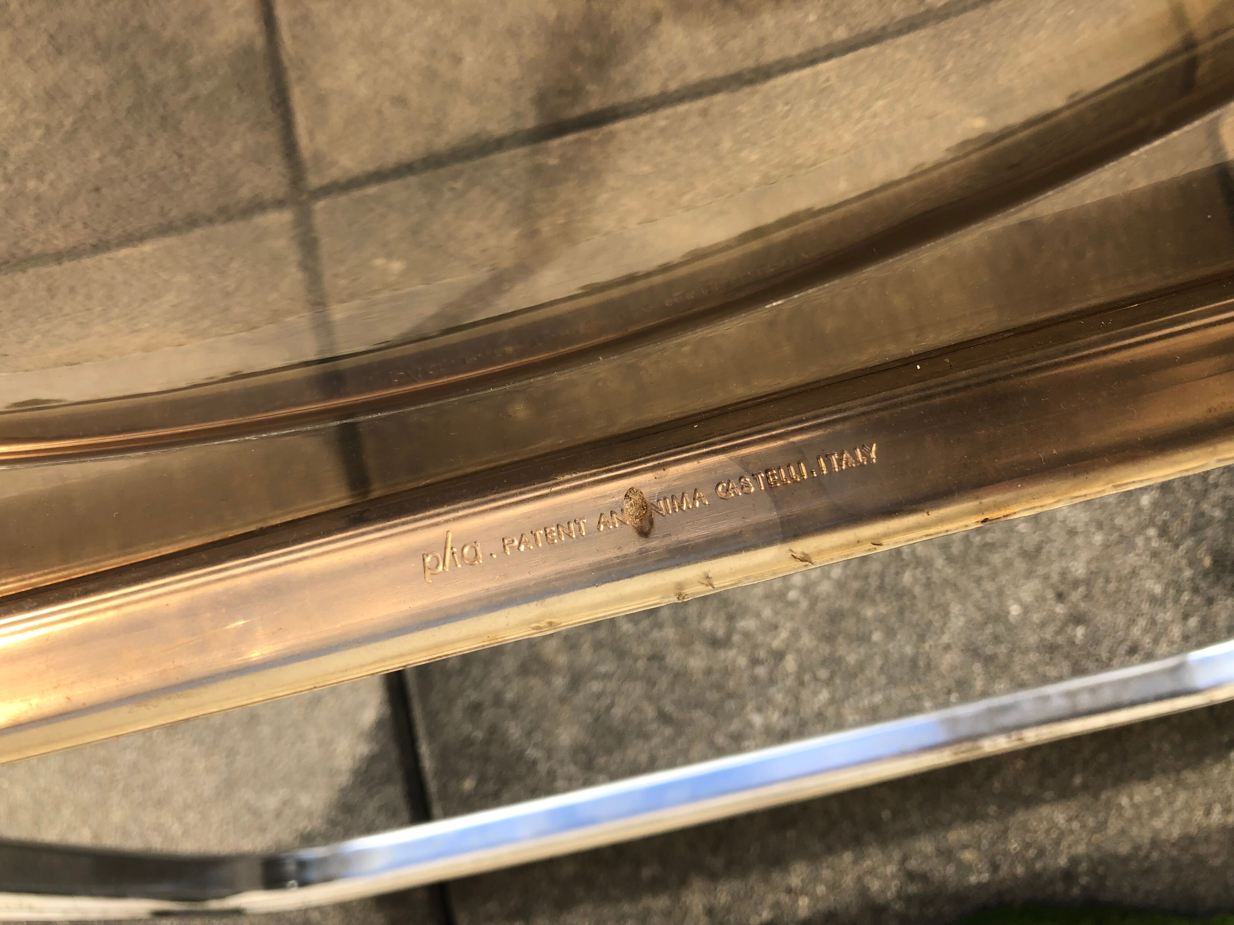 Plia chair by Giancarlo Piretti for Castelli