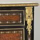 Secretary from the time of Napoleon III in marquetry and gilded bronzes, 19th century.