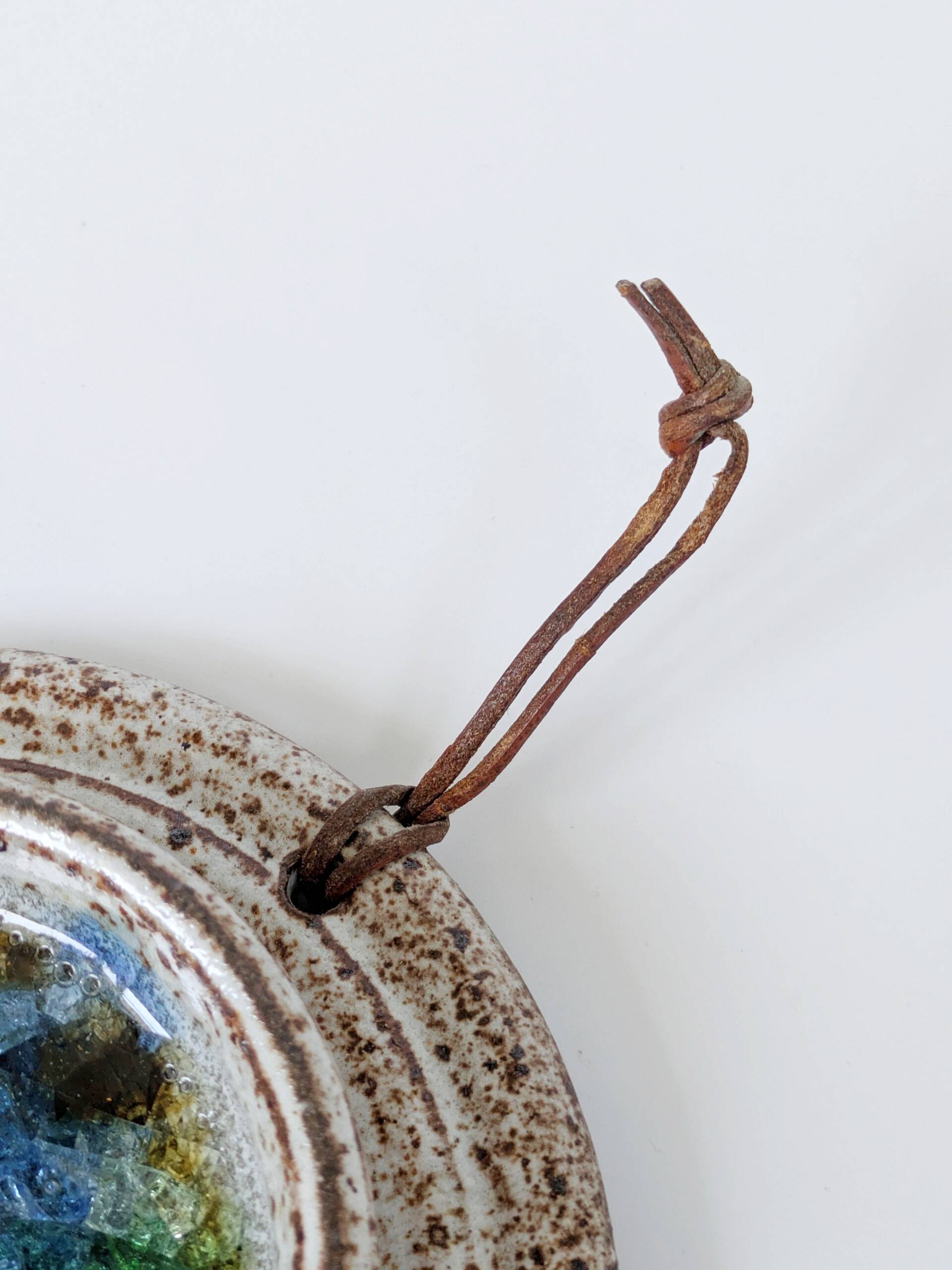 Rare stoneware wall hanging by Waldorff Svaneke, Denmark, 1960s