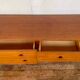 Enfilade teak tv cabinet chest of drawers 6 drawers year 1960 - width 154 cm