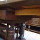Table à manger et 6 chaises bois massif années 1950