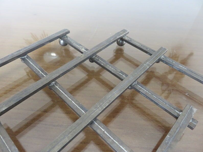 Extendable silver metal underside 40s 50s