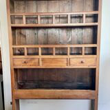 Meuble ancien de métier en bois massif