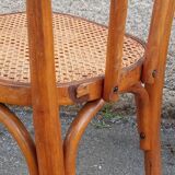 Pair of caned Fischel chairs, circa 1900