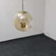 Vintage smoked glass pendant light