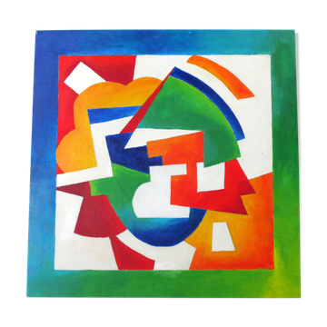 Peinture géométrique abstraite