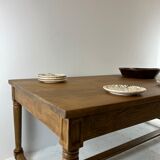 Oak work table, 1850