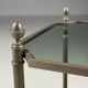 Table basse française en métal, milieu du XXe siècle