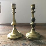 Brass candlesticks