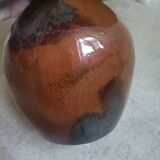 Ceramic and wool lamp, signature