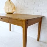 Wooden table with drawer
