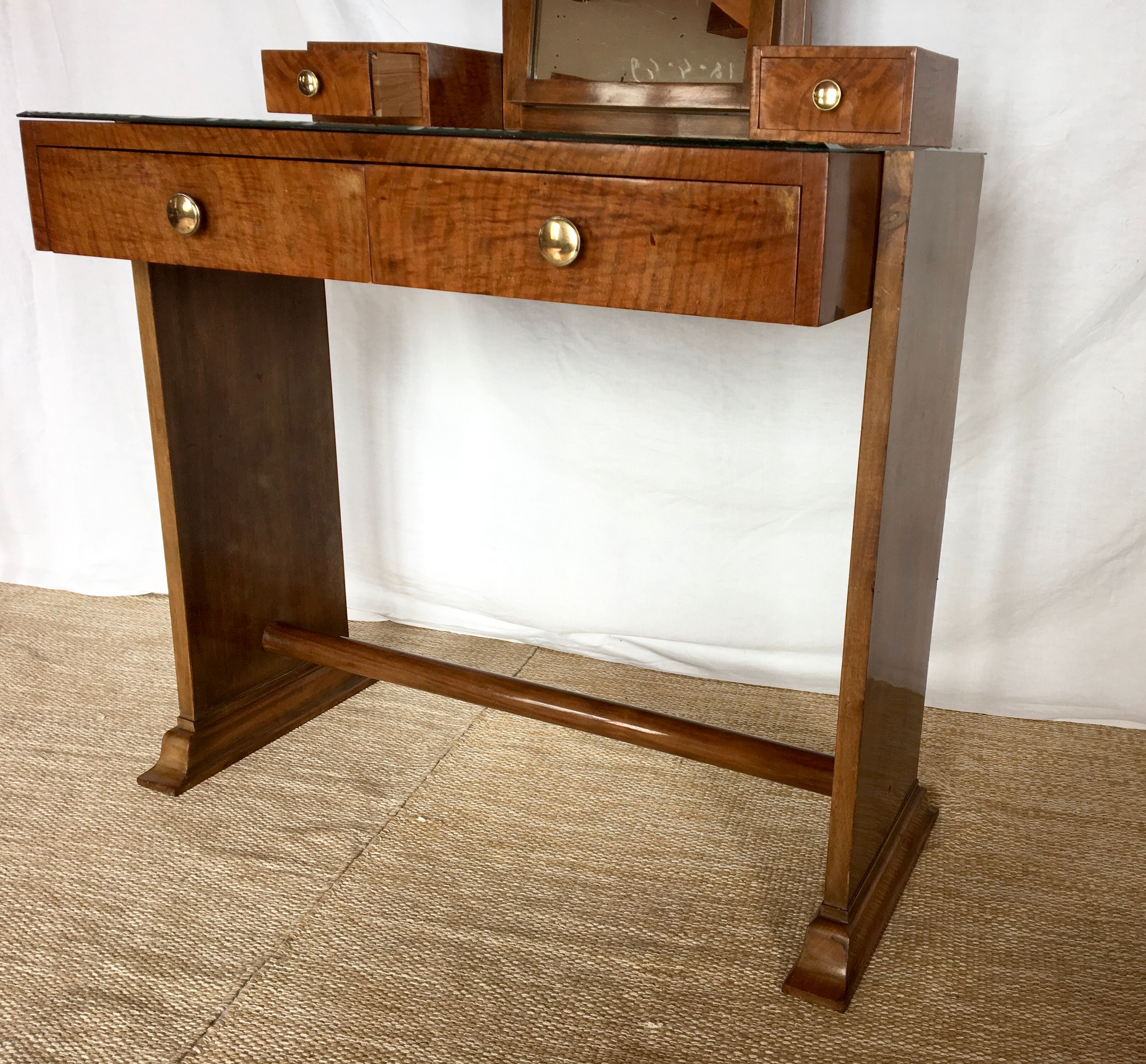 Art deco dressing table mirror