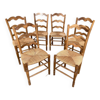 6 provencal chairs 50s