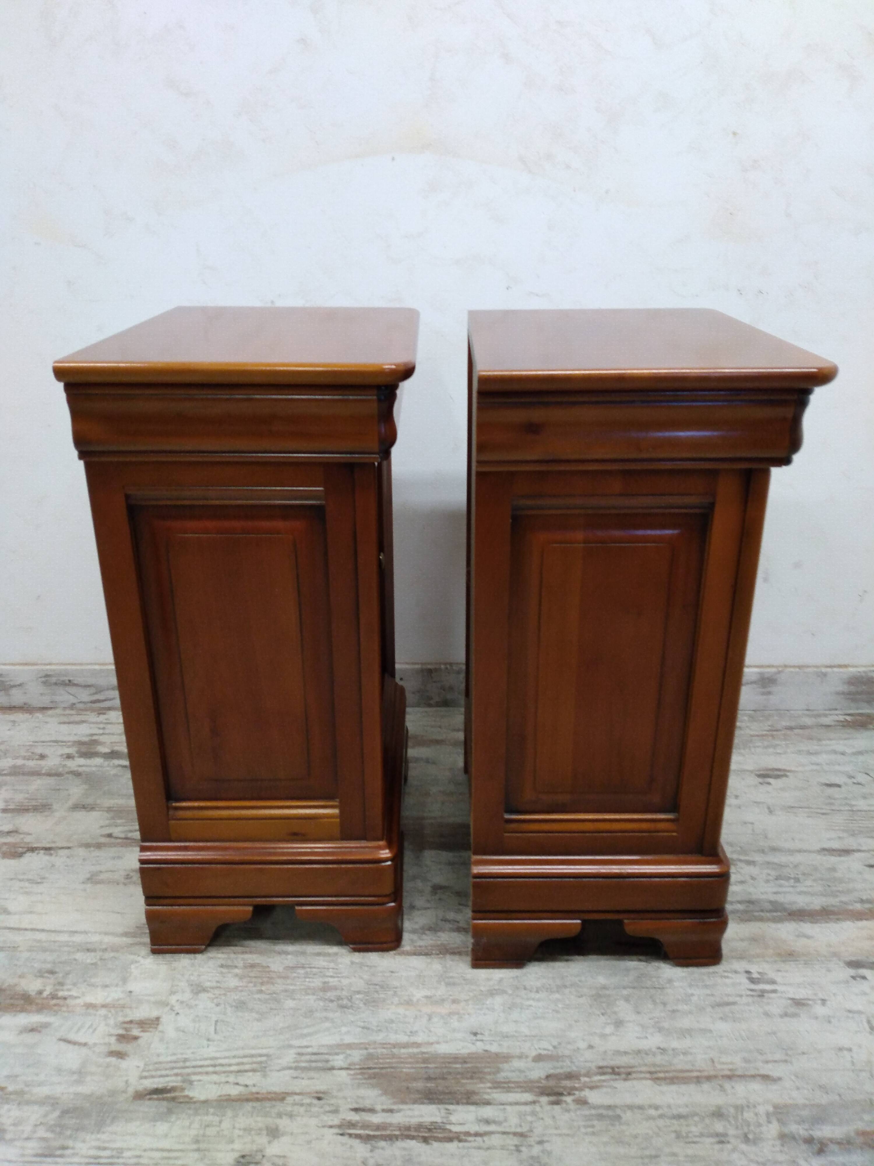 Cherry bedside tables