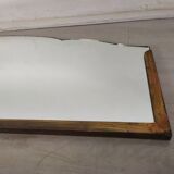 Art Deco brass mirror