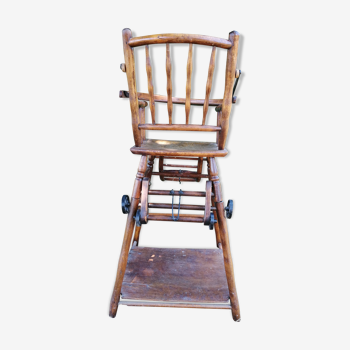 Foldable old high chair