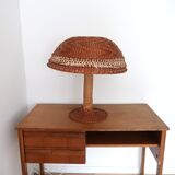Lampe champignon bambou