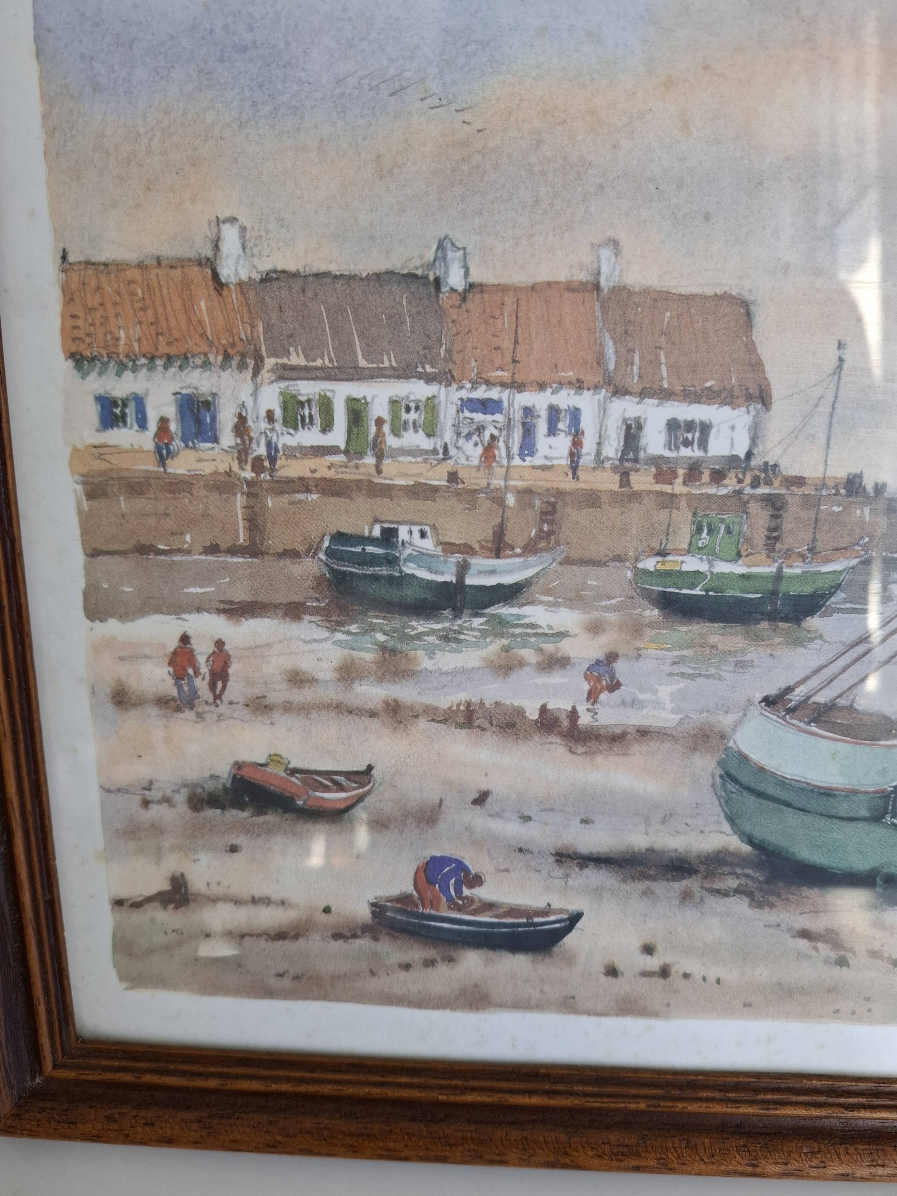Original watercolour by Steinlen
