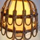 Paire de lampes bambou années 70