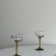 2 liqueur glasses