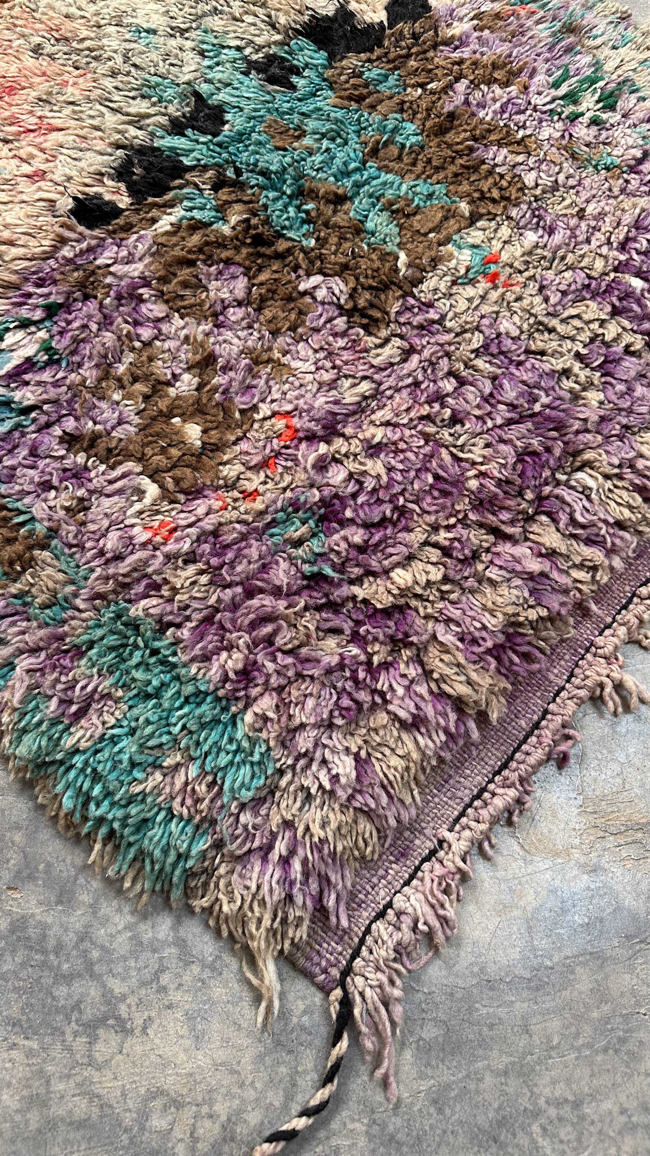 Colorful Moroccan rug Talsint - 152 x 86 cm