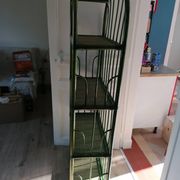 Étagère bambou /rotin verte
