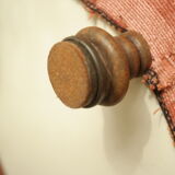 Ottoman ottoman vintage pink velvet