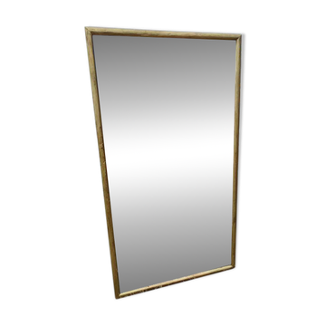 Large mirror from the early 20th century, wood and gilded stucco.