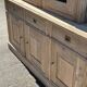 Raw oak dresser cabinet