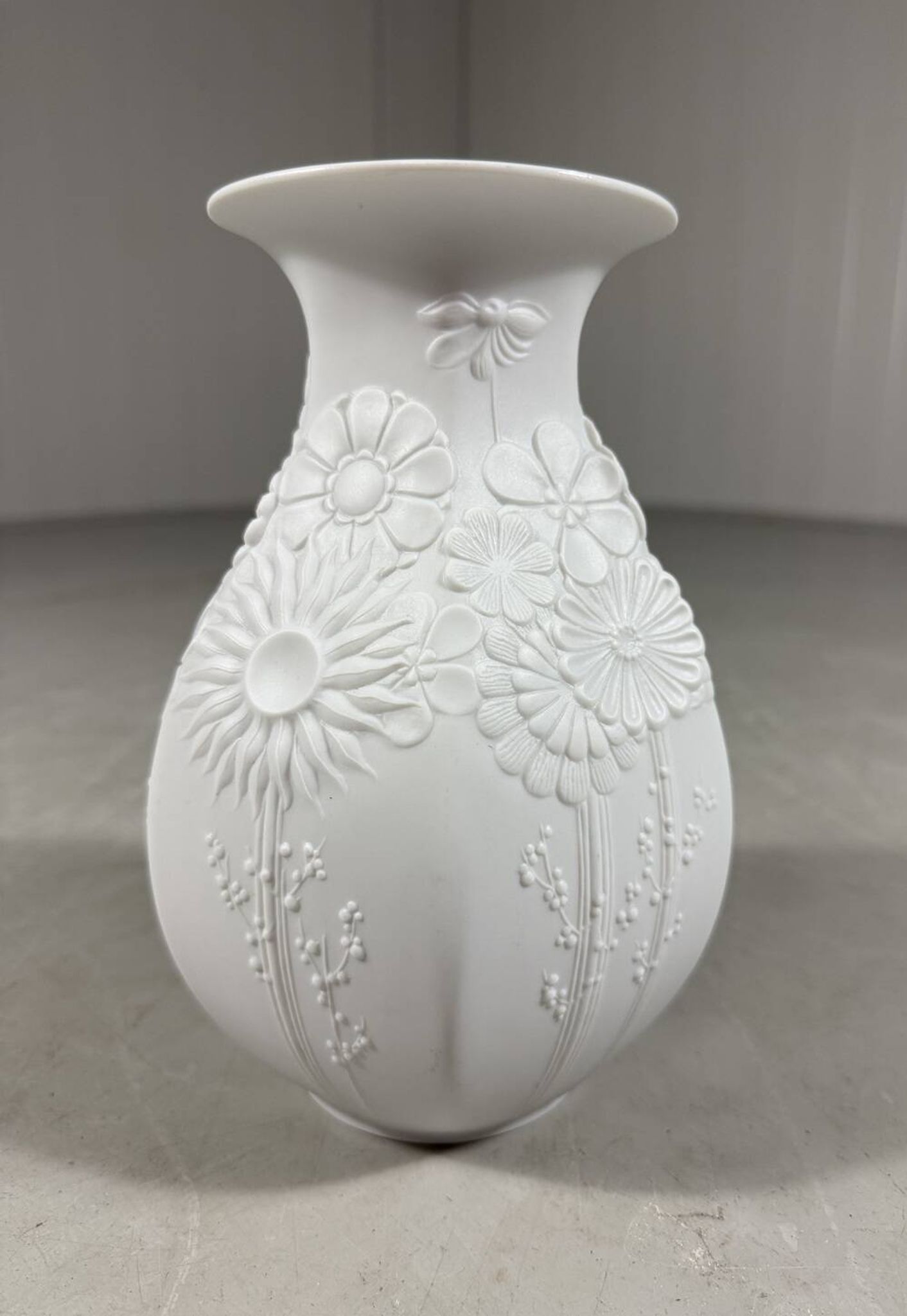 AK Kaiser white bisque porcelain vase 1960’s